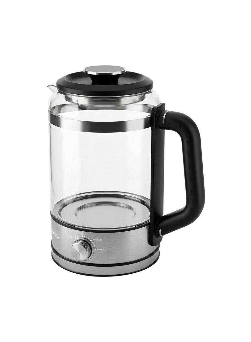 Moxedo Aeris Steam Tea Brewer Precision Steam Brewing 1.5L Capacity, BPA Free, 3 Control Modes, Smart Control Dial with Stainless Steel Tea Filter for Pure Tea Flavor - Image 1